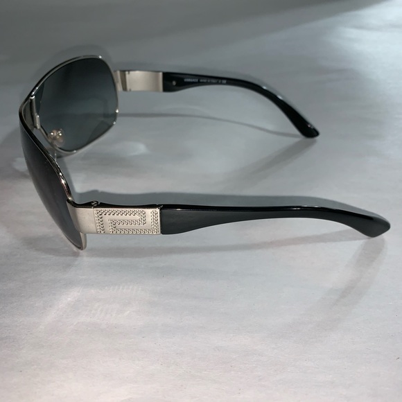 authentic VERSACE gray ombré shield SUNGLASSES - Picture 4 of 10